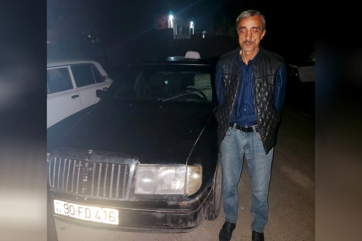 Narkoman taksi sürücüsü saxlanılıb Narkoman taksi sürücüsü saxlanılıb