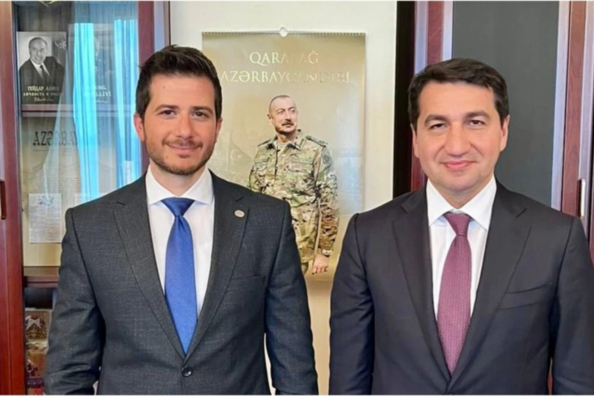 İsrail səfiri Prezidentin köməkçisi ilə görüşüb - FOTO