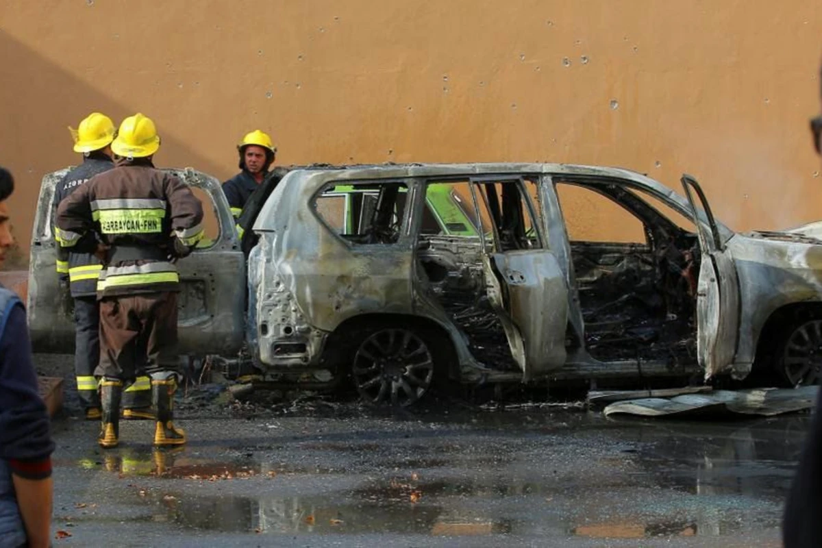Ceyhun Bayramov Bərdənin bombalanması ilə bağlı paylaşım edib - FOTO