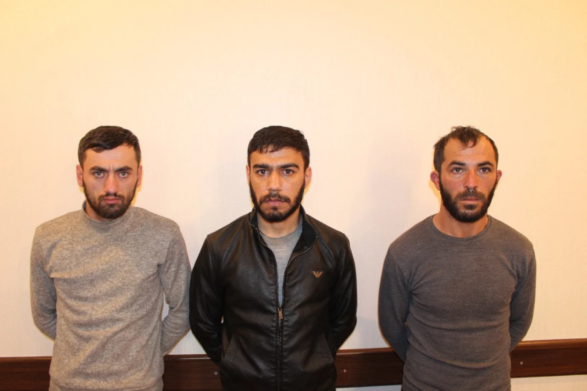 Həbsdə tanış olan üç nəfər Oğuzda oğurluq ediblər - FOTO
