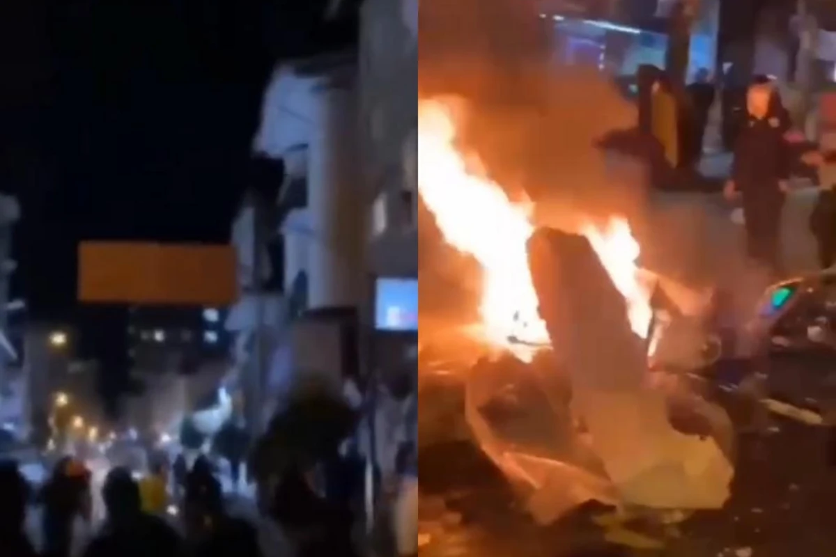 İranın Astara şəhərində etirazçılar repressiv qüvvələri meydandan qovdular - VİDEO İranın Astara şəhərində etirazçılar repressiv qüvvələri meydandan qovdular - VİDEO