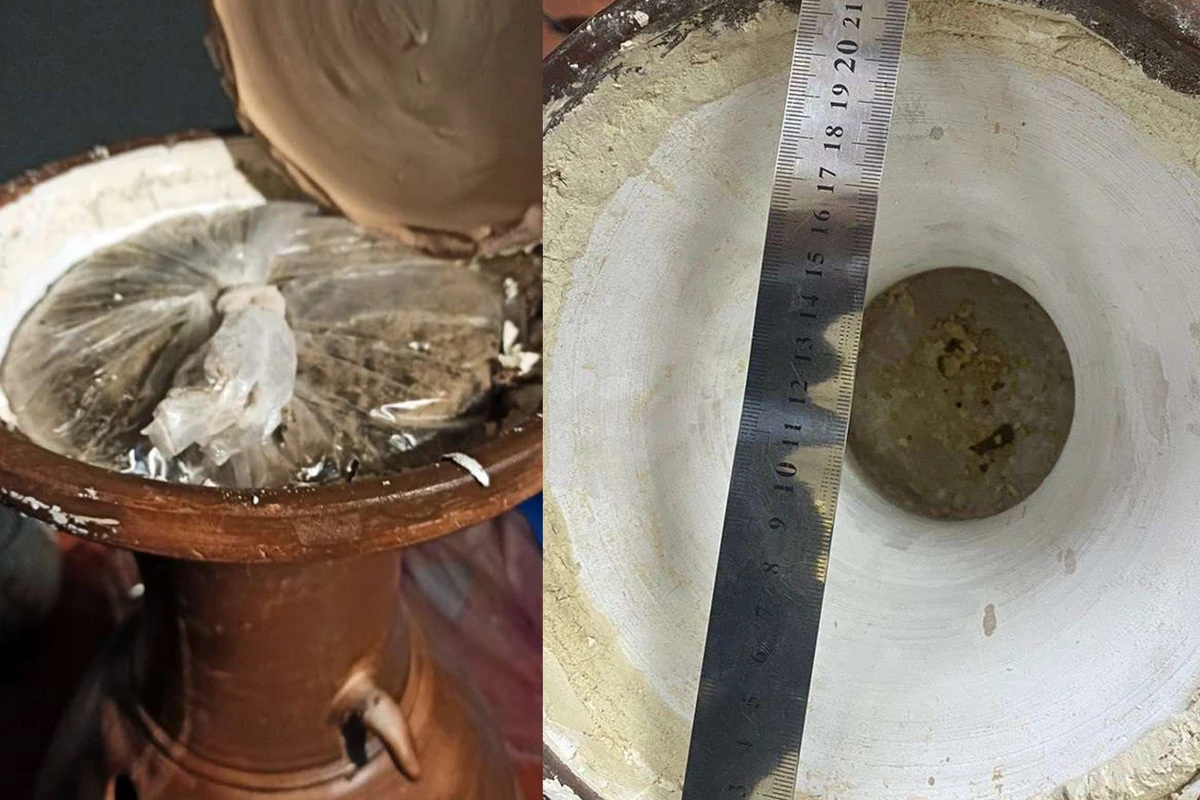 Güldanın içərisində narkotik vasitə aşkarlanıb