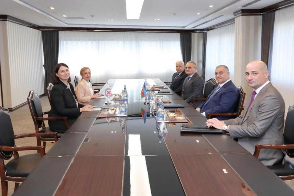 DTX rəisi BQXK-nın ölkəmizdəki nümayəndəsi ilə görüşüb