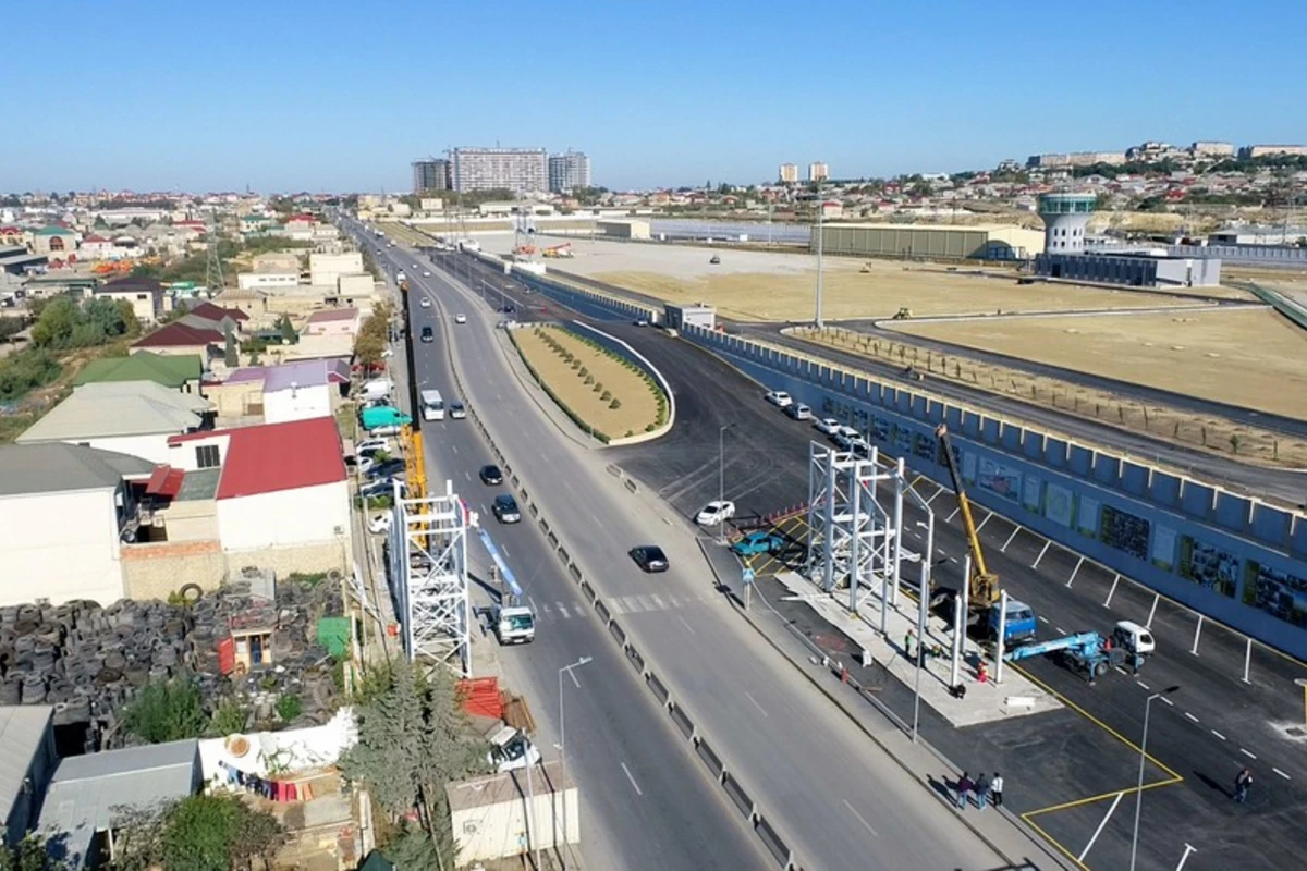 Xocəsəndə yeni yerüstü piyada keçidi tikilir - FOTO/VİDEO