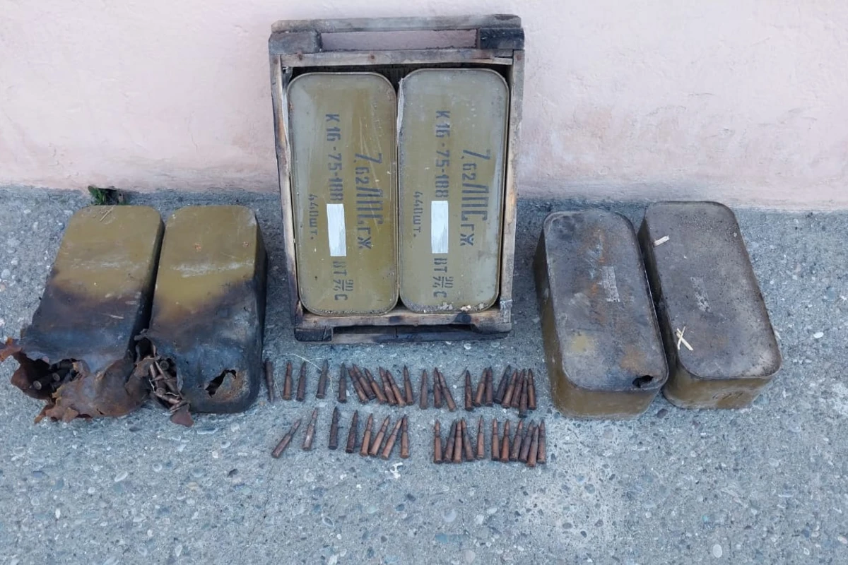 Talış kəndində sursat tapılıb