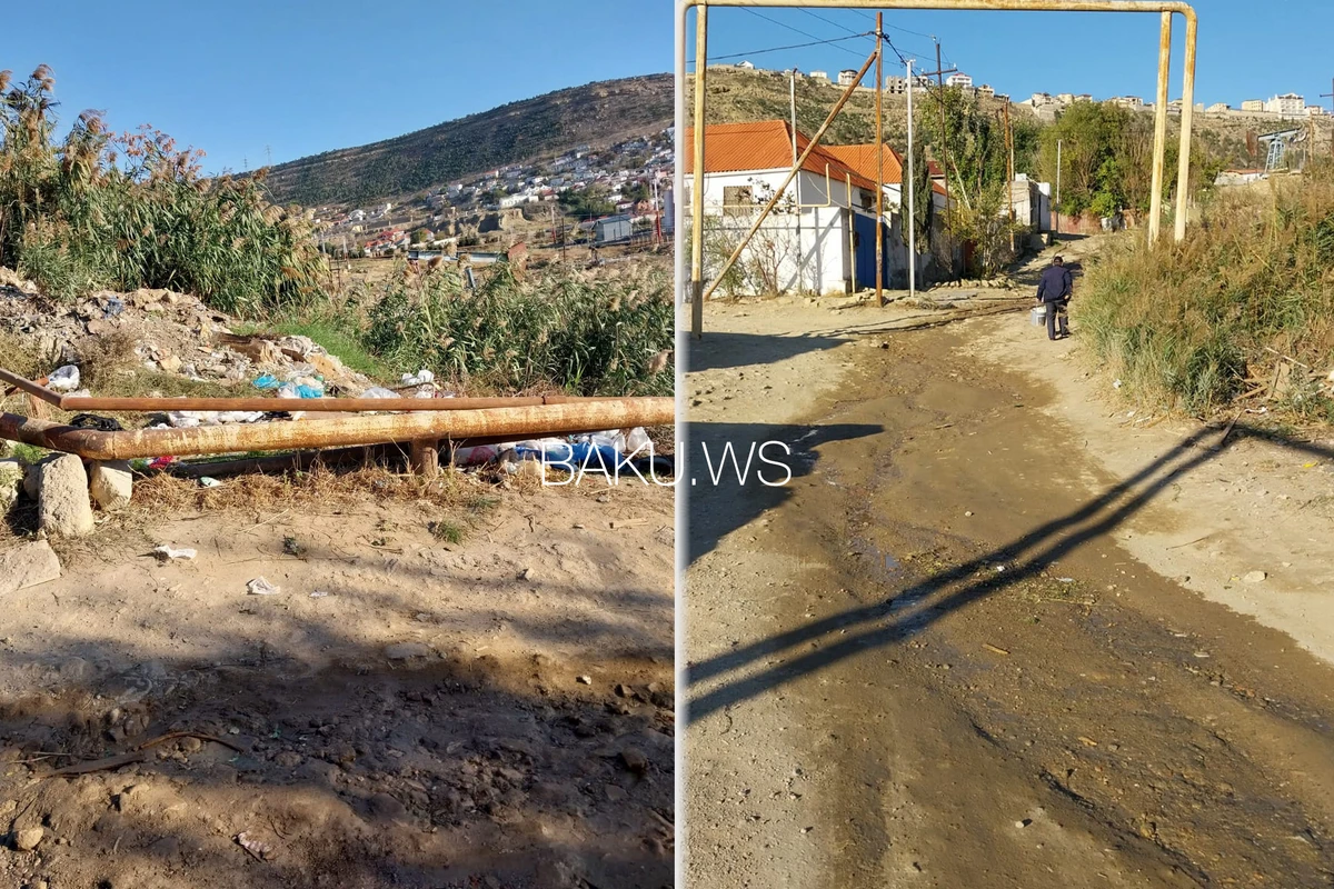 Bakıda bu küçə dağlıq ərazini xatırladır - Sakinlər acınacaqlı durumda - FOTO/VİDEO
