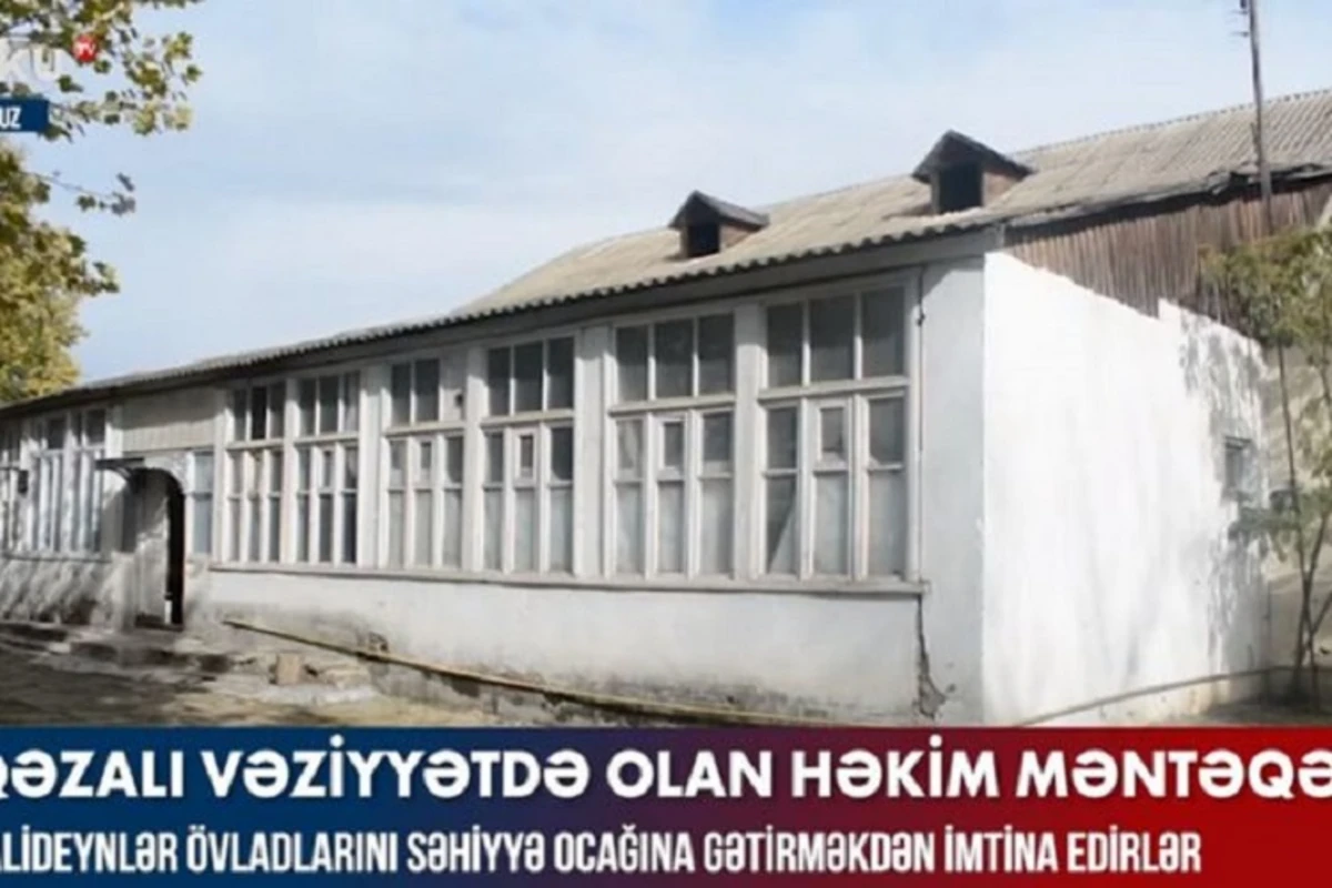 Qəzalı vəziyyətdə olan həkim məntəqəsi: Qurumlar günahı bir-birinin üstünə atır - VİDEO