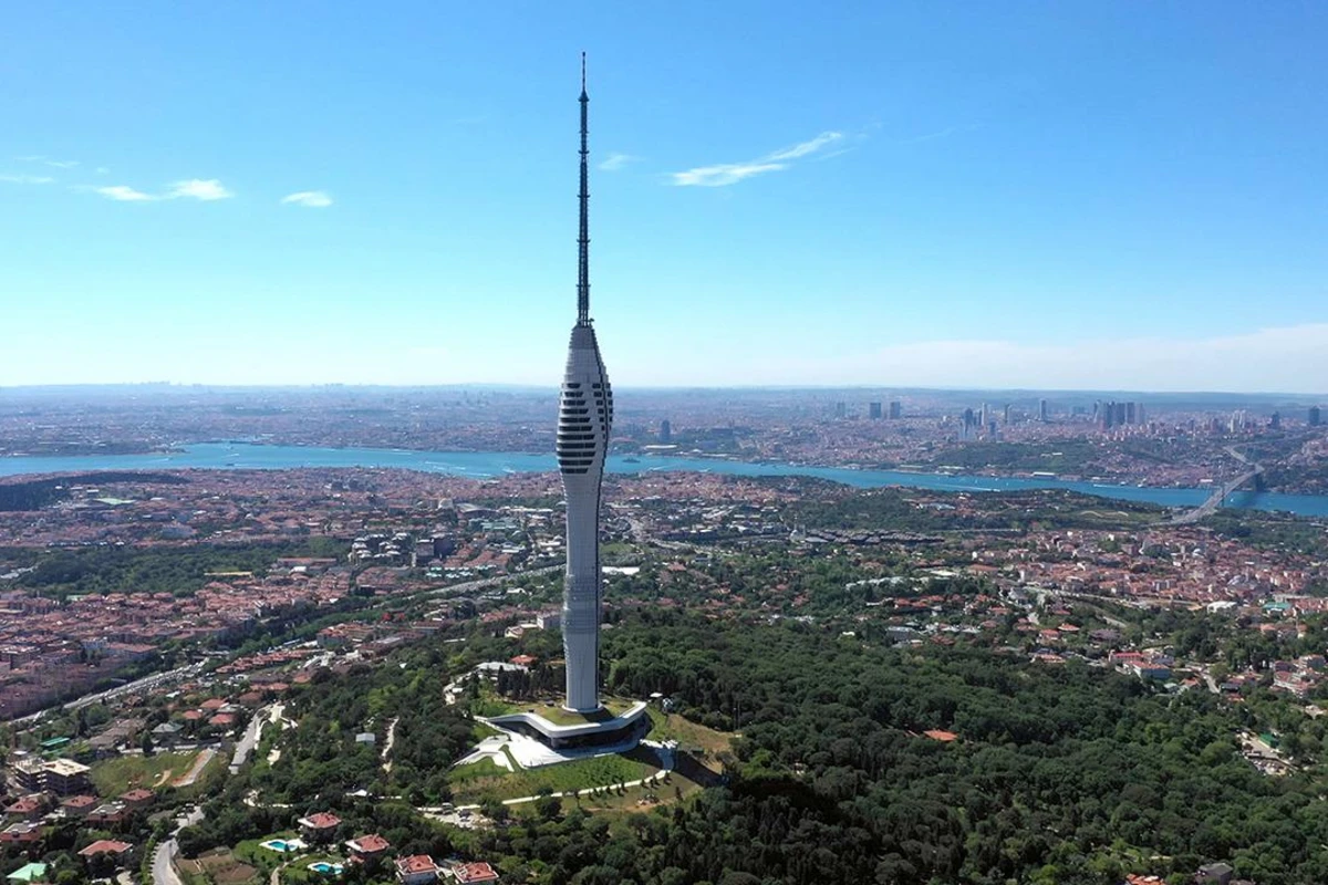 Çamlıca Qülləsi zədələnib - FOTO