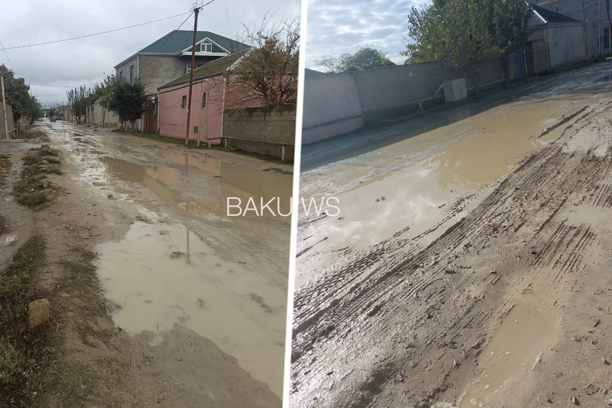 Bu yolla sakinlər necə gəlib-getsin? - Sabunçuda acınacaqlı MƏNZƏRƏ - FOTO