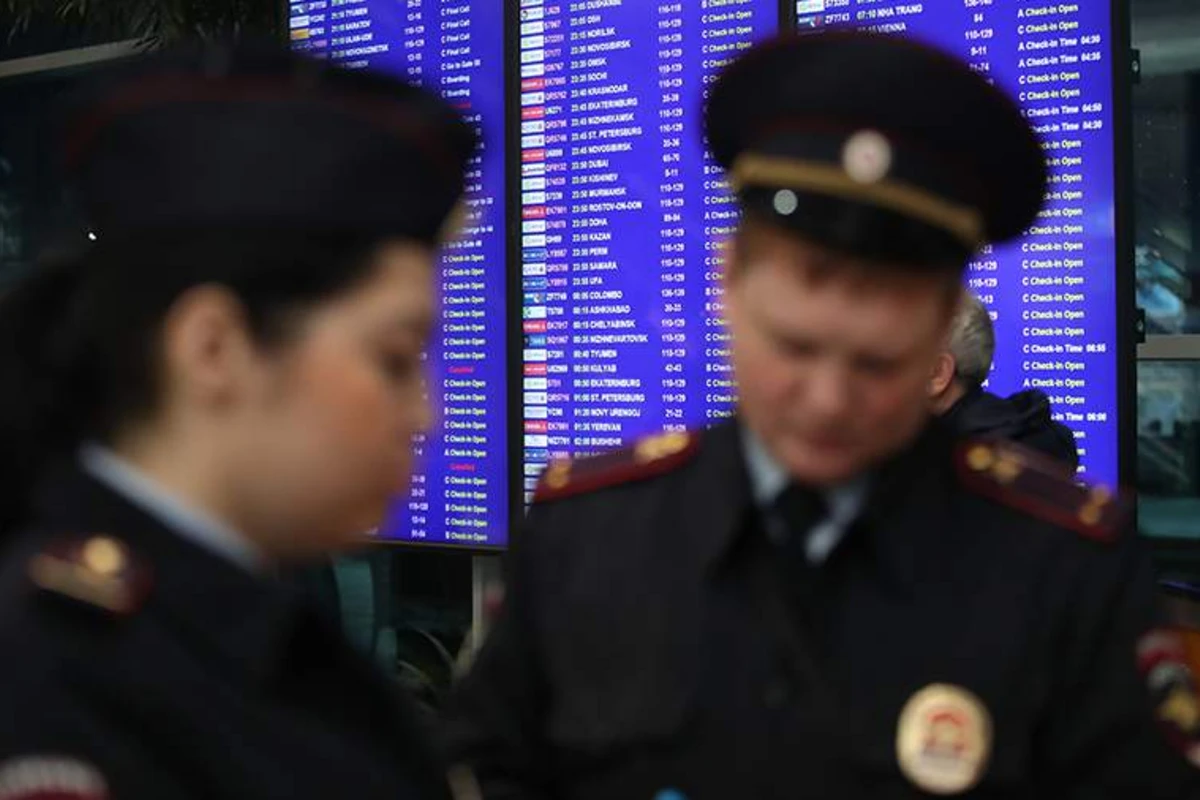 Moskvanın hava limanında atışma