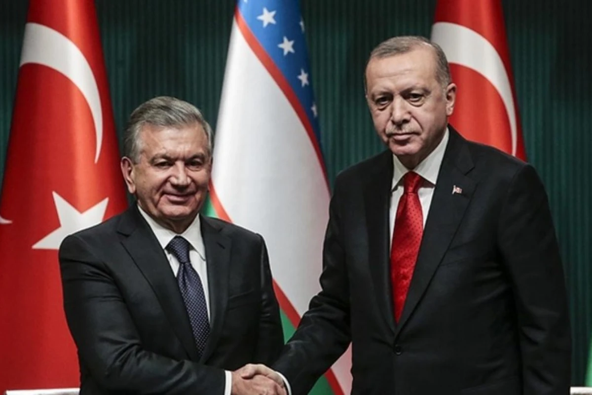 Ərdoğan Özbəkistan Prezidenti ilə görüşüb