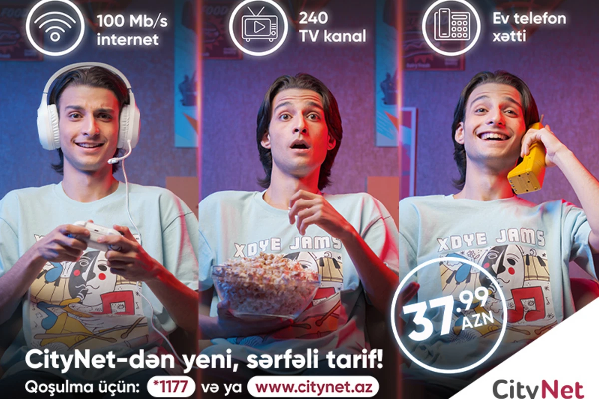CityNet-in yenilənmiş məhsulları ilə daha sürətli internet