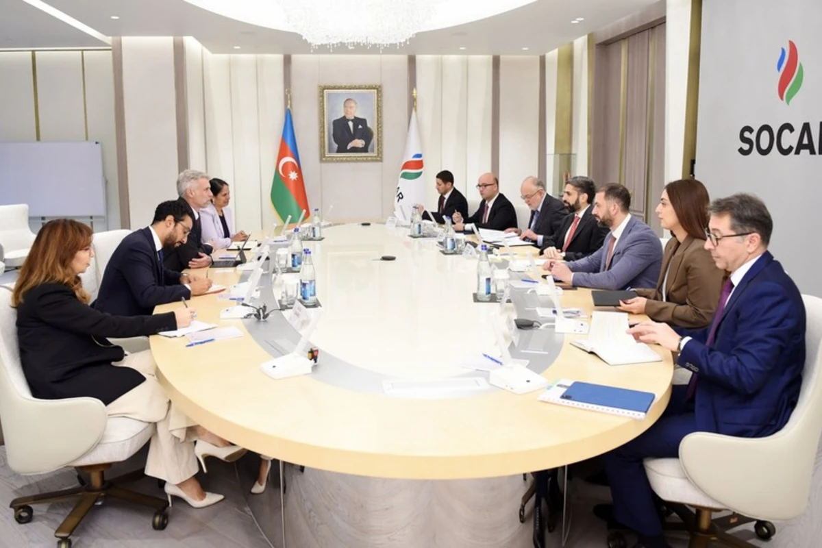 SOCAR prezidenti Dünya Bankının Cənubi Qafqaz üzrə regional direktoru ilə görüşüb - FOTO