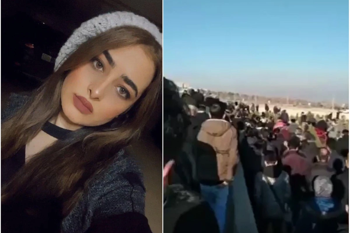 Təbrizdə öldürülən azərbaycanlı tələbənin dəfnində ETİRAZ AKSİYASI - FOTO/VİDEO