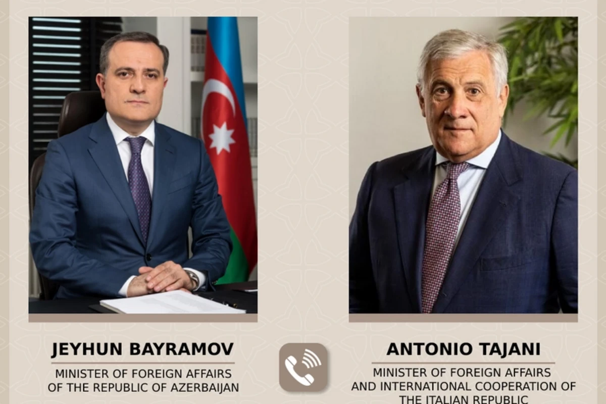 Ceyhun Bayramovla italiyalı həmkarı arasında telefon danışığı olub Ceyhun Bayramovla italiyalı həmkarı arasında telefon danışığı olub