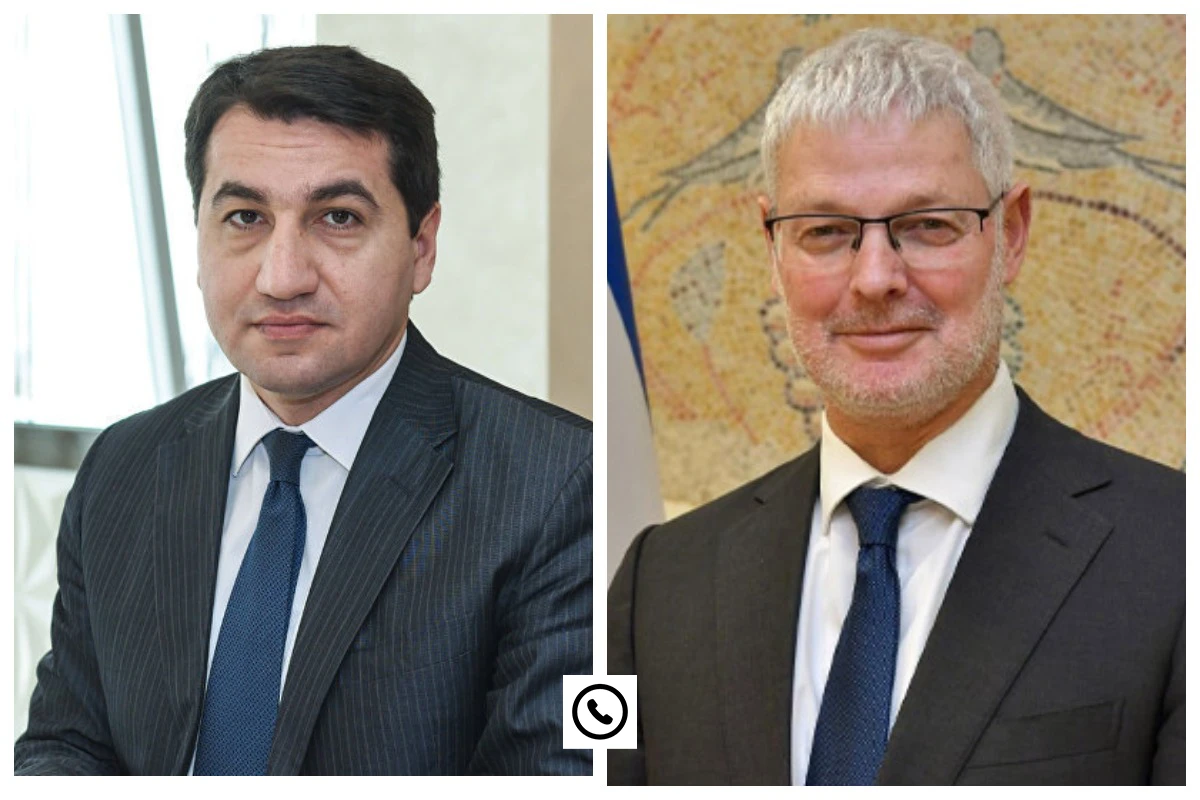 Hikmət Hacıyevlə İsrail XİN-in Baş direktoru arasında telefon danışığı olub – FOTO Hikmət Hacıyevlə İsrail XİN-in Baş direktoru arasında telefon danışığı olub – FOTO