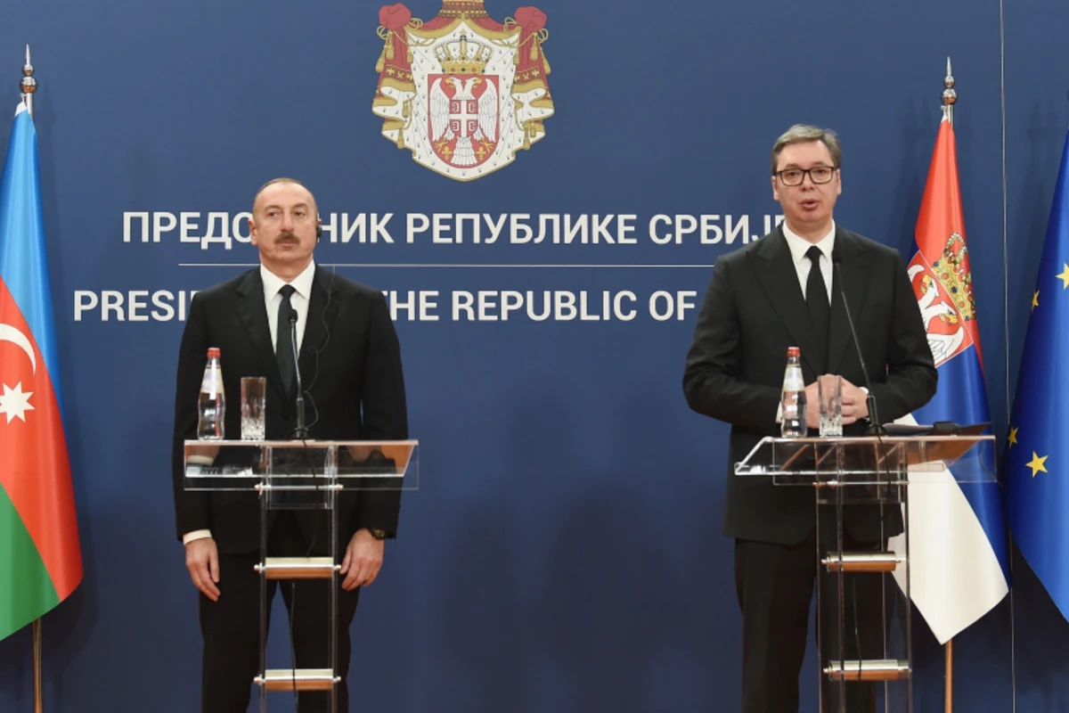 Президенты Азербайджана и Сербии выступили с заявлениями для прессы - ОБНОВЛЕНО + ВИДЕО
