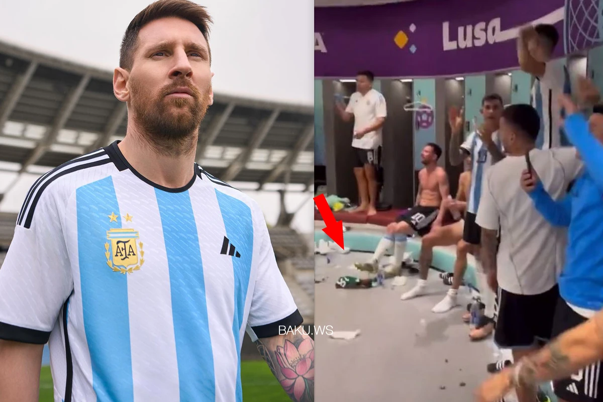 Messi Meksika bayrağı ilə döşəməni sildi, qəzəbə tuş gəldi - FOTO/VİDEO