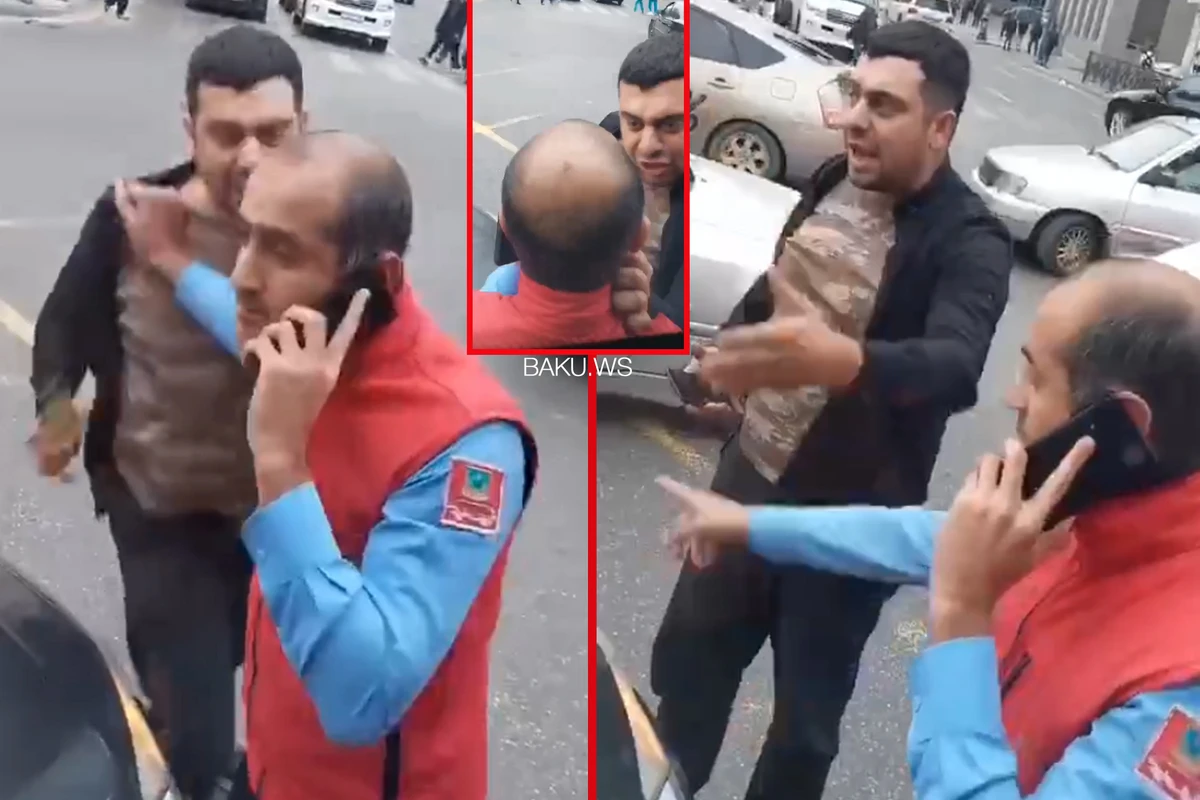 Baku Busın sürücüsünə hücum edildi - ANBAAN VİDEO