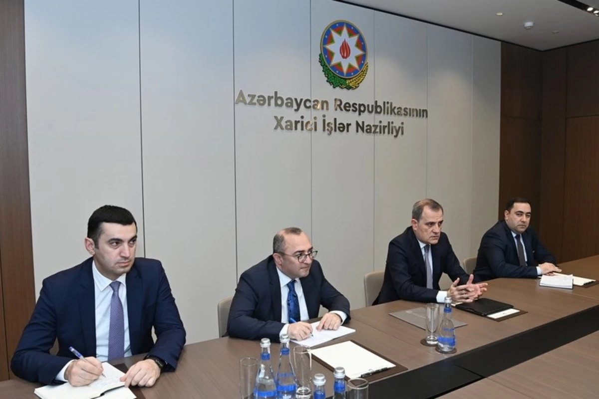 Ceyhun Bayramov ABŞ rəsmisi ilə Ermənistanla sülh müqaviləsini müzakirə edib - FOTO