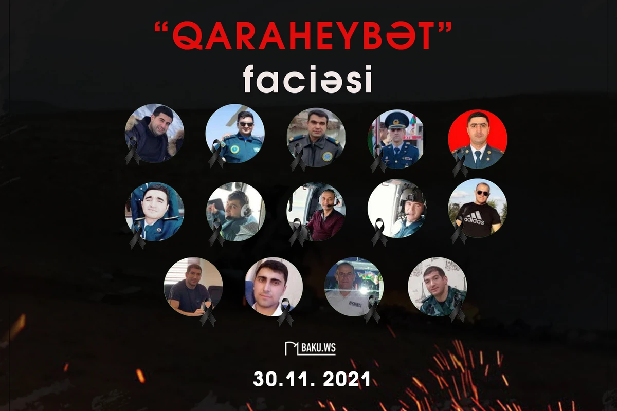 “Qaraheybət”də hərbi helikopterin qəzaya uğramasından 1 il ötür “Qaraheybət”də hərbi helikopterin qəzaya uğramasından 1 il ötür