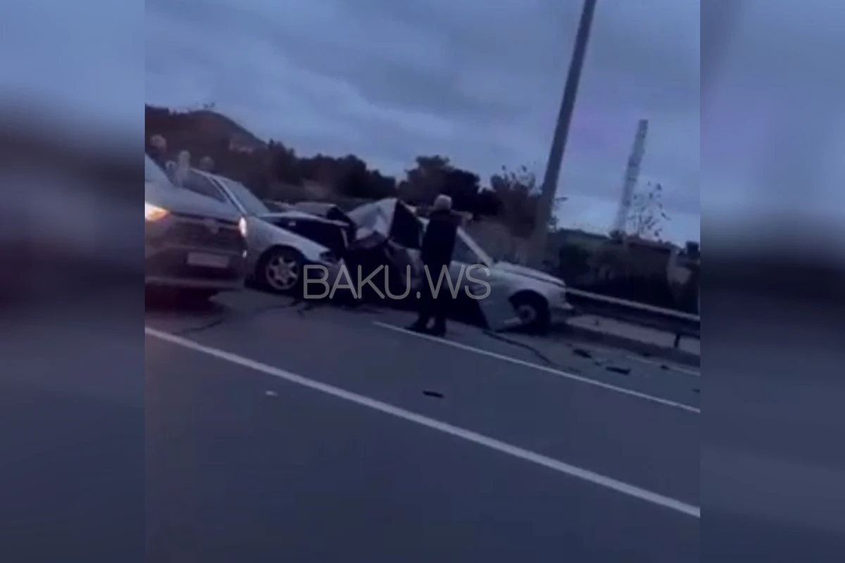 Цепная авария на дороге в аэропорт - ВИДЕО