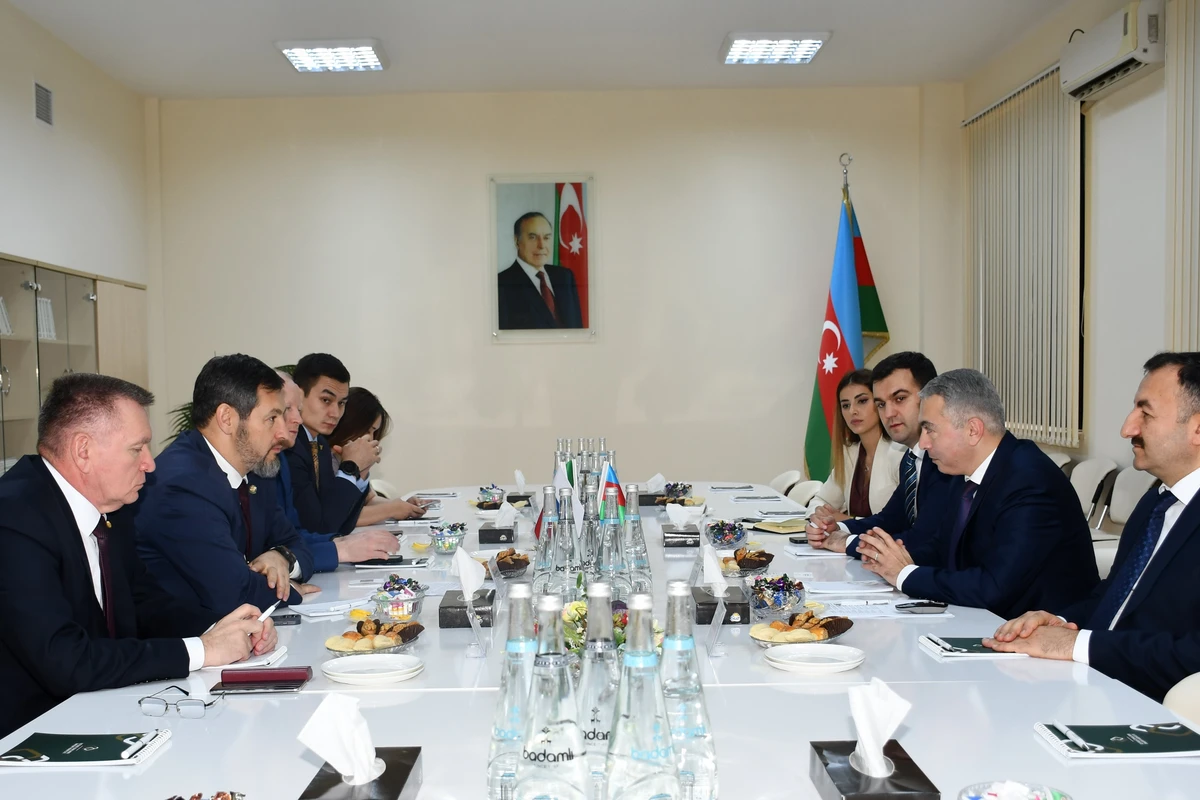 Sumqayıt Kimya Sənaye Parkında Tatarıstan nümayəndə heyəti ilə görüş keçirilib - FOTO