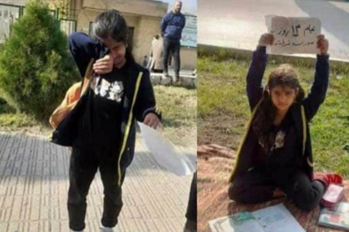 İranda repressiv qüvvələr azyaşlını vəhşicəsinə döydülər - FOTO