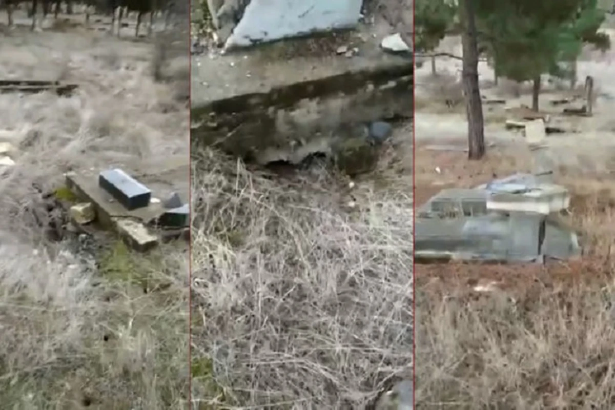 В Зангилане зафиксирован очередной случай армянского вандализма - ВИДЕО