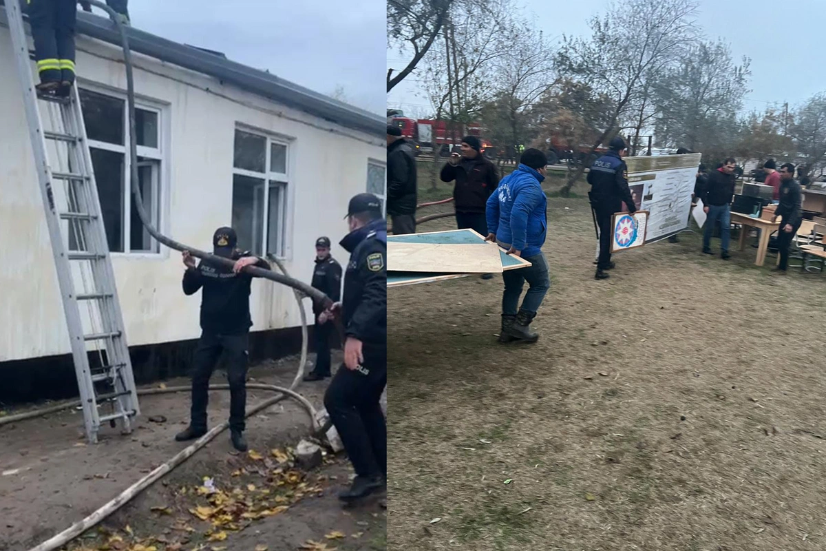Azərbaycanda məktəb binasında yanğın olub - FOTO - YENİLƏNİB Azərbaycanda məktəb binasında yanğın olub - FOTO - YENİLƏNİB