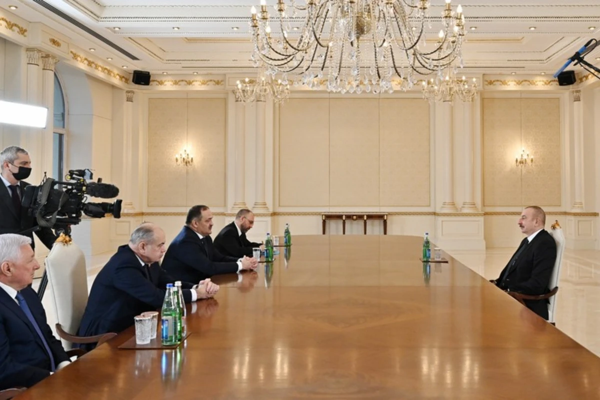 Prezident İlham Əliyev Dağıstanın rəhbərini qəbul edib - YENİLƏNİB