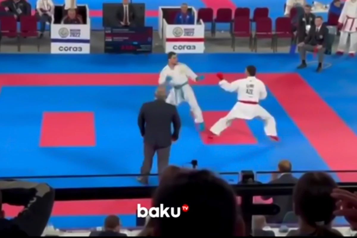 Azərbaycanlı idmançının Ermənistanın bir nömrəsinə 5:0 hesabı ilə qalib gəldiyi döyüş - VİDEO