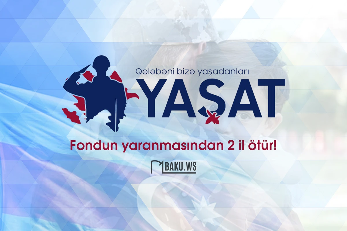 “YAŞAT” Fondunun yaradılmasından 2 il ötür “YAŞAT” Fondunun yaradılmasından 2 il ötür