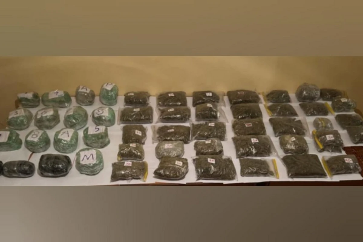 İrandan Azərbaycana 40 kq narkotik keçirilməsinin qarşısı alınıb - FOTO