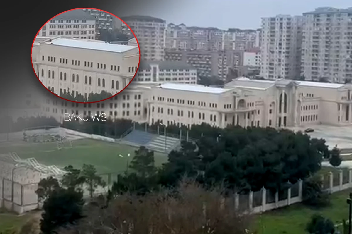DSX Akademiyasının inzibati binasında baş verən yanğının fəsadları aradan qaldırılıb - VİDEO