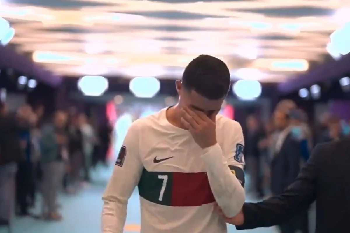 Ronaldo Mərakeşə uduzduqları oyundan sonra ağladı - VİDEO
