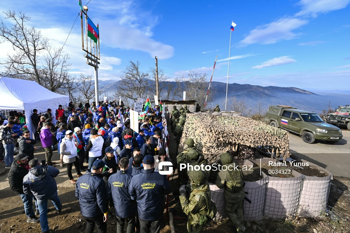 Акция на дороге Шуша - Ханкенди: протестующие выдвинули новое требование
