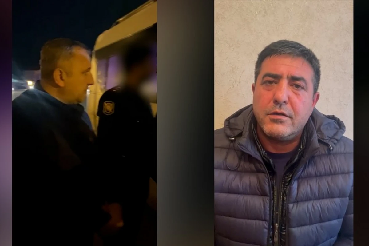 Ağstafadan Bakıya mikroavtobusda narkotik daşıdı - FOTO/VİDEO