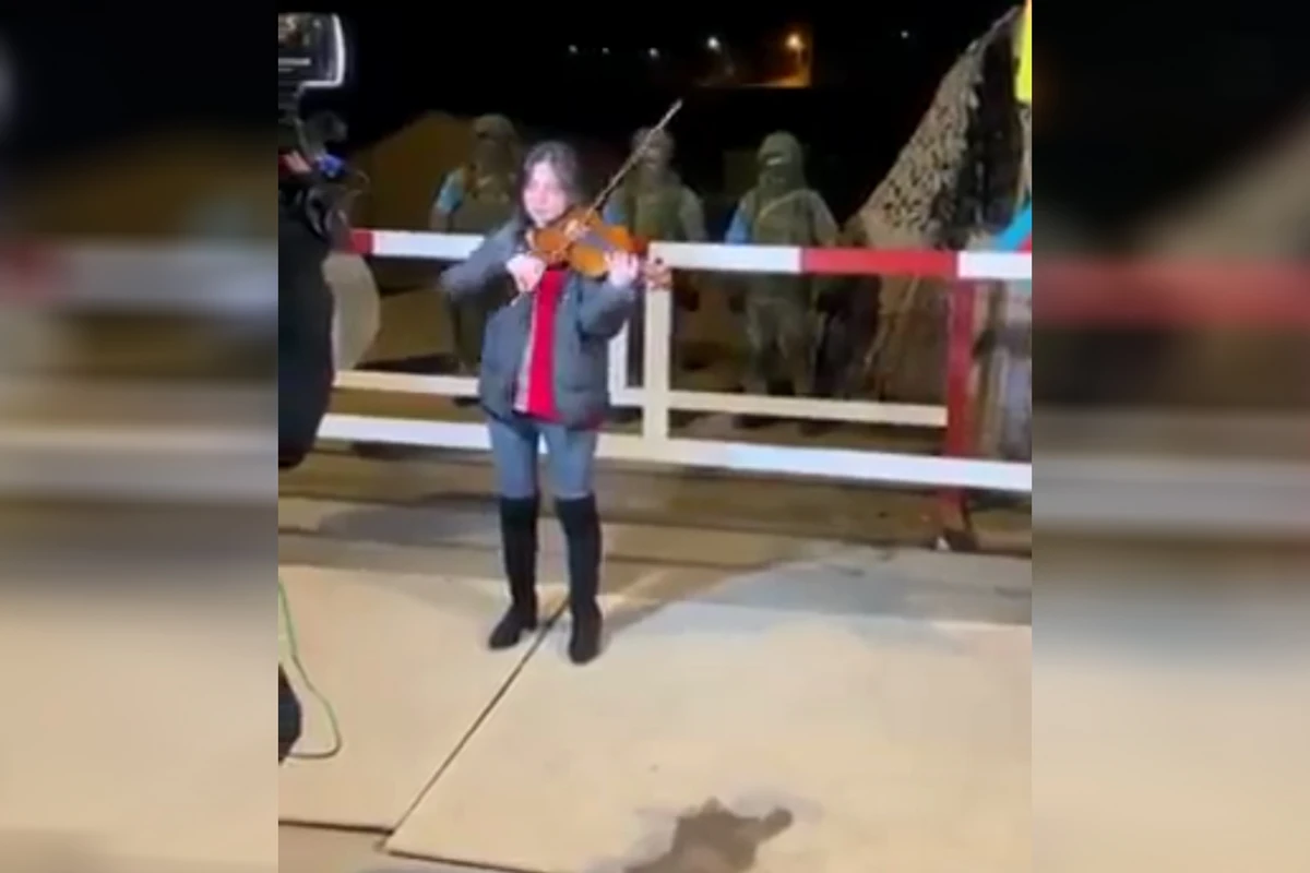 Xankəndi yolunda gözəl görüntü - VİDEO