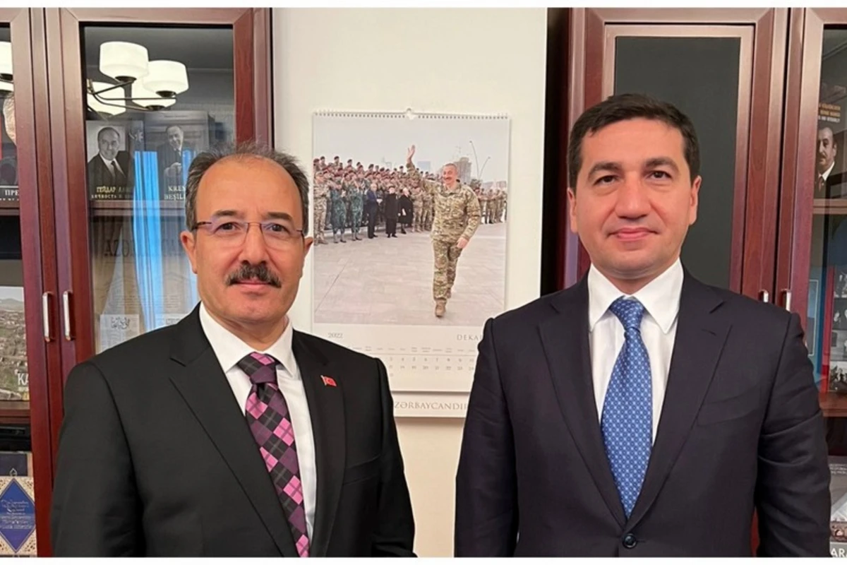 Türkiyənin Azərbaycandakı səfiri Hikmət Hacıyevlə görüşüb - FOTO