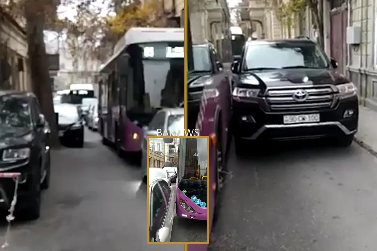 Bir neçə məsuliyyətsiz sürücüyə görə Bakının bu istiqamətində xaos yaşandı - VİDEO