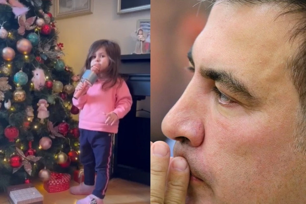 Qızı Saakaşvili üçün mahnı oxudu - VİDEO