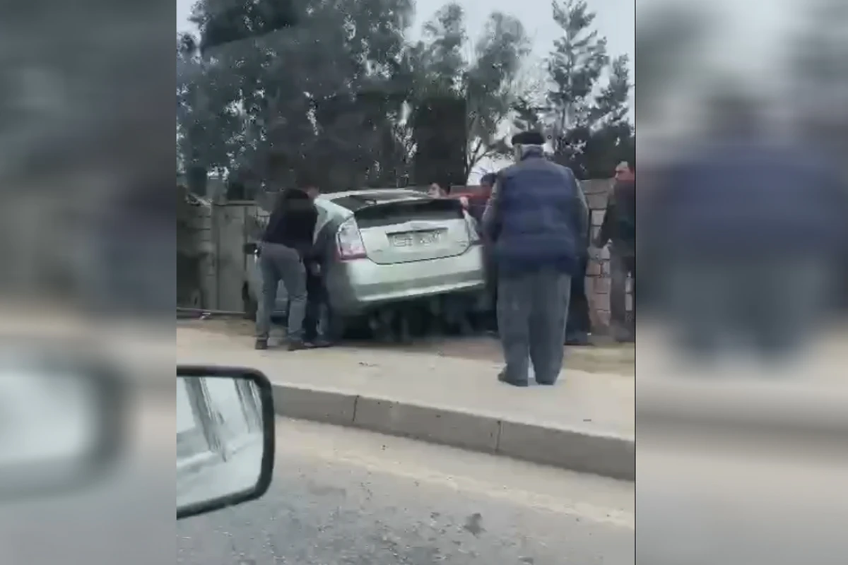 Bakıda daha bir Prius qəzası - VİDEO