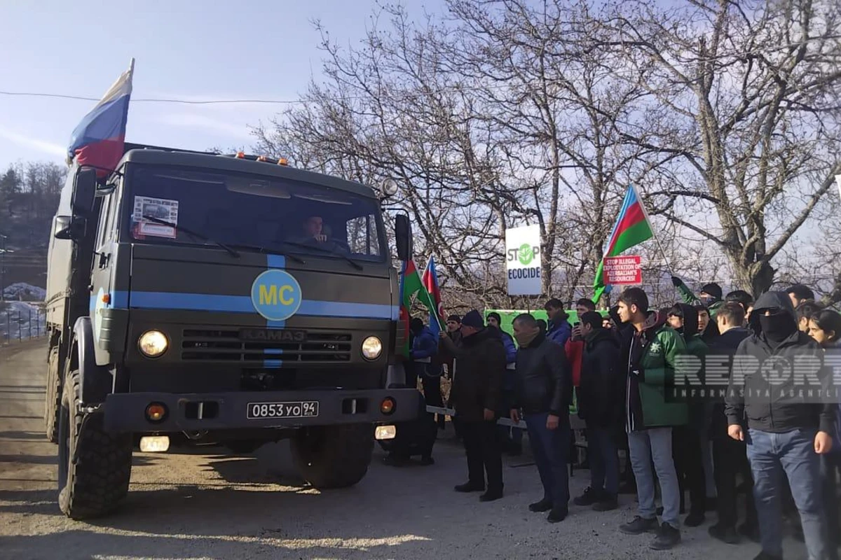 Xankəndi yolunda sülhməramlıların daha 6 avtomobili maneəsiz hərəkət edib - YENİLƏNİB - CANLI YAYIM