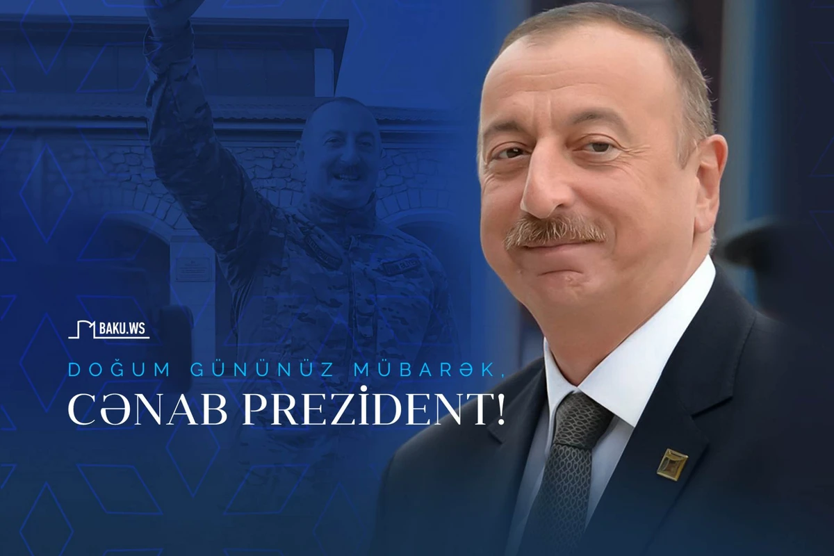 Bu gün Müzəffər Ali Baş Komandan İlham Əliyevin doğum günüdür