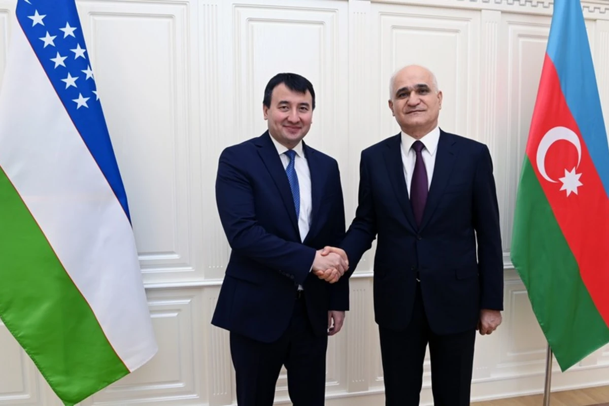 Şahin Mustafayev Özbəkistanın Baş nazirinin müavini ilə görüşüb - FOTO
