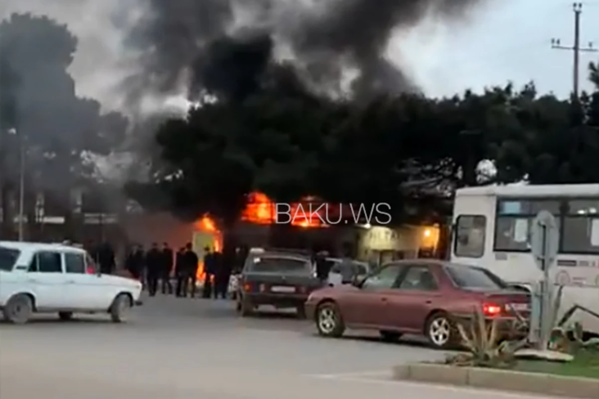 Bakıda avtomobil qarajda partladı - ANBAAN VİDEO