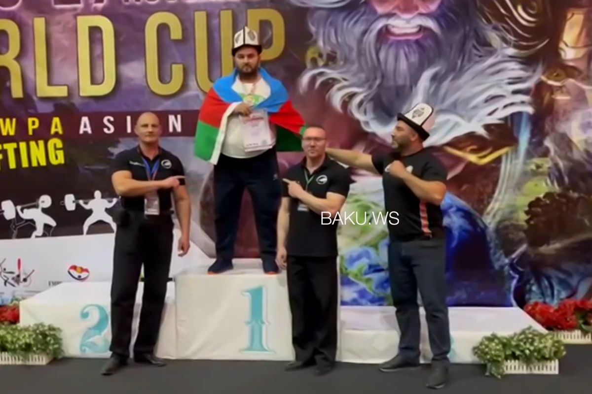 Azərbaycanlı idmançı iki qat Dünya çempionu oldu - VİDEO