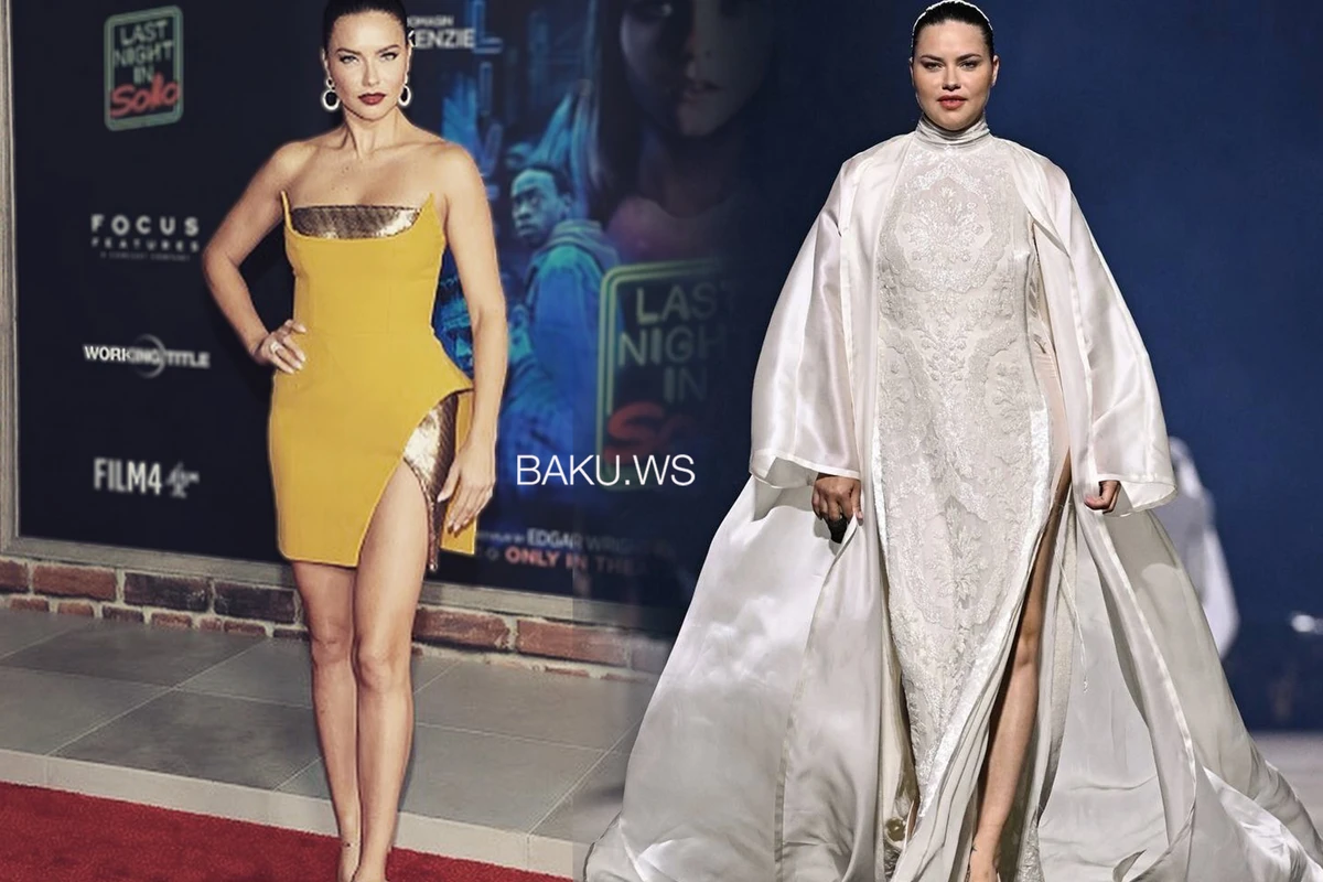 Adriana Lima görünüşü ilə ŞOKA SALDI - Sumo güləşçisinə bənzətdilər - FOTO