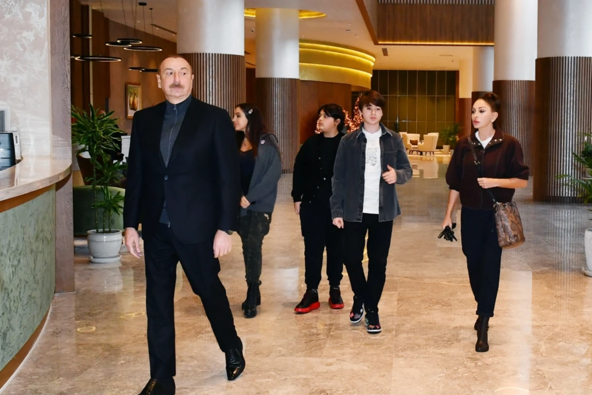 İlham Əliyev və xanımı Şabran” İstirahət Kompleksinin açılışında iştirak ediblər - FOTO/VİDEO - YENİLƏNİB